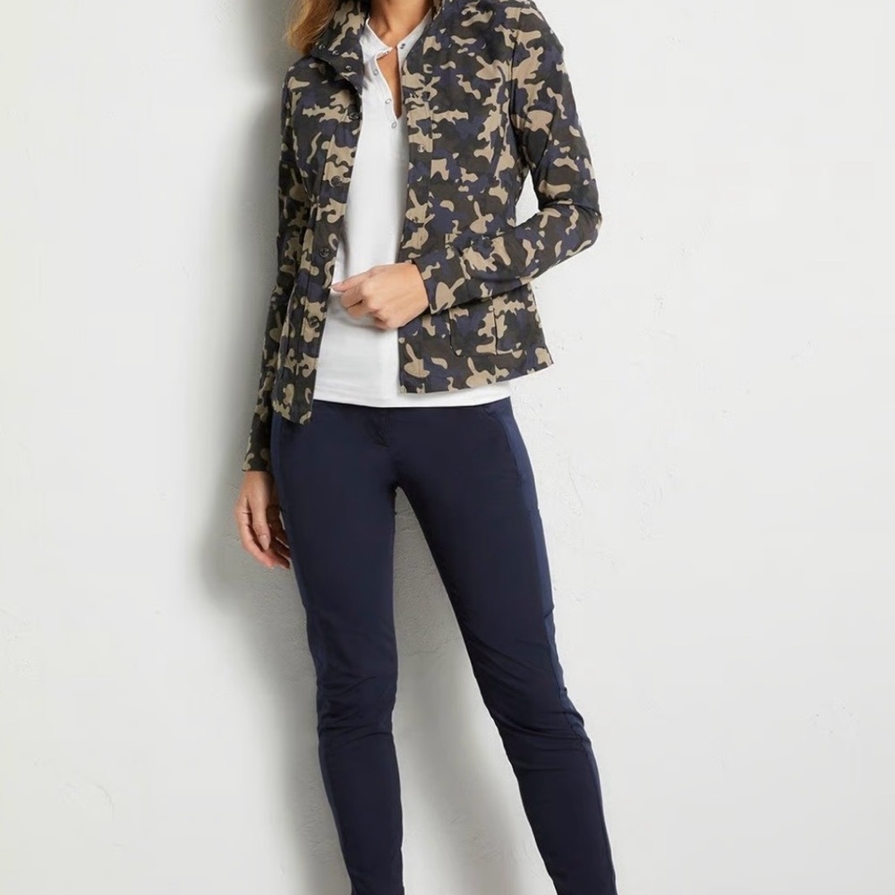 Anatomie Women's Navy, Black and Tan Utility Jacket - Picture 2 of 7